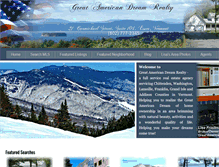 Tablet Screenshot of greatamericandreamrealty.com